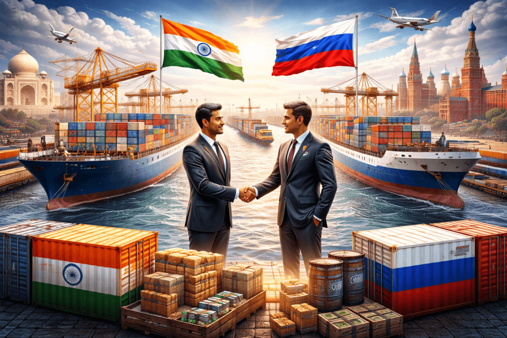 India-Russia Trade 2025: Can Russia Help Sustain India’s Export Growth?