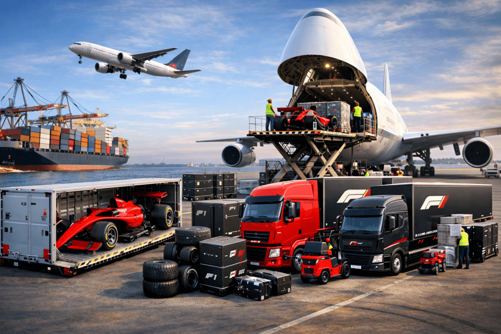 F1 Logistics Mastery: Move 1,200 Tons Globally Like Formula 1 – Freight Forwarding Lessons 2026