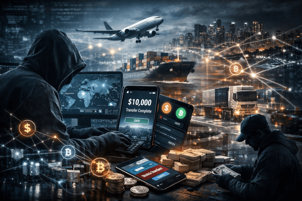 The Dark Logistics of Online Fraud: How Cybercrime Moves Money Across Borders
