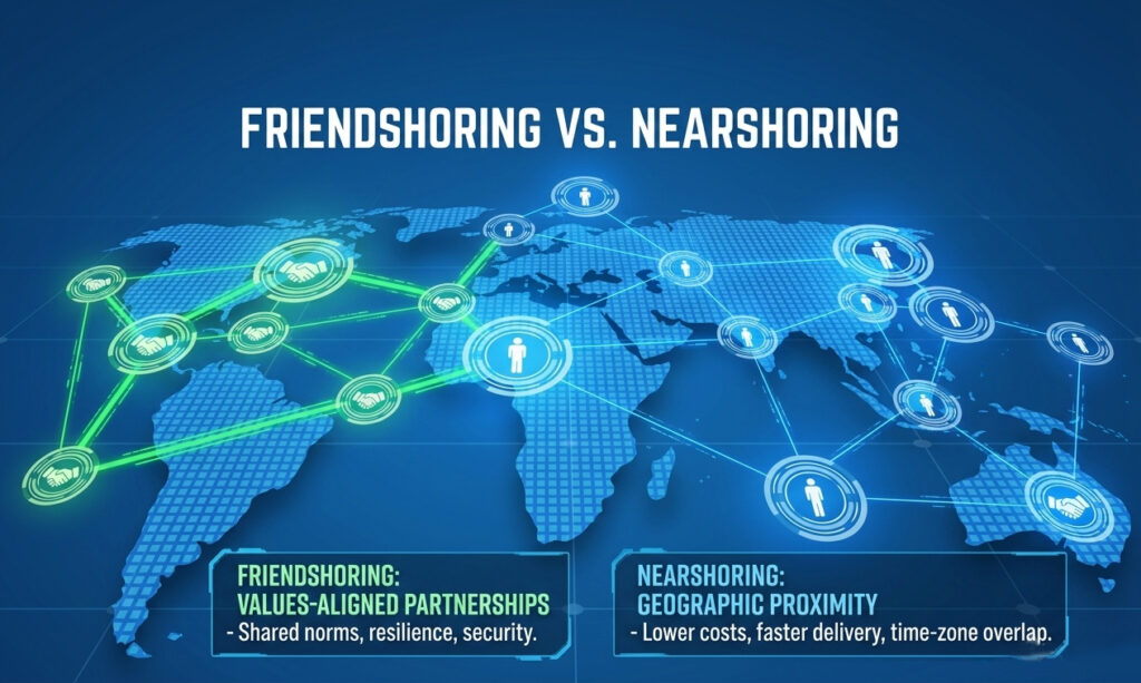 Nearshoring vs. Friendshoring: The $4.7 Trillion Shift That’s Rewiring Global Trade