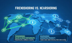 Friendshoring vs nearshoring